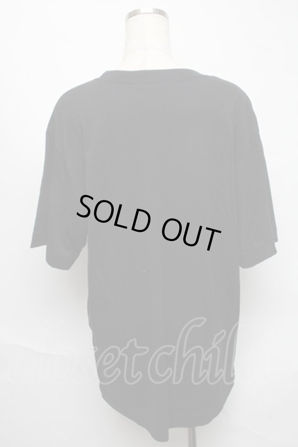 画像2: ヴィヴィアンウエストウッド MAN 中古 / RIPPED PAPER ORBリラックスTシャツ 48 黒  S-25-06-17-051-ts-AS-ZY (2)