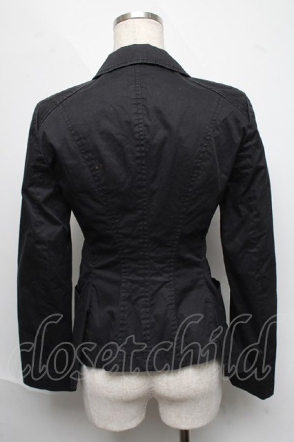 画像2: ANGLOMANIA 中古 / 綿ジャケット 38 黒  S-25-06-17-054-jc-AS-ZS (2)