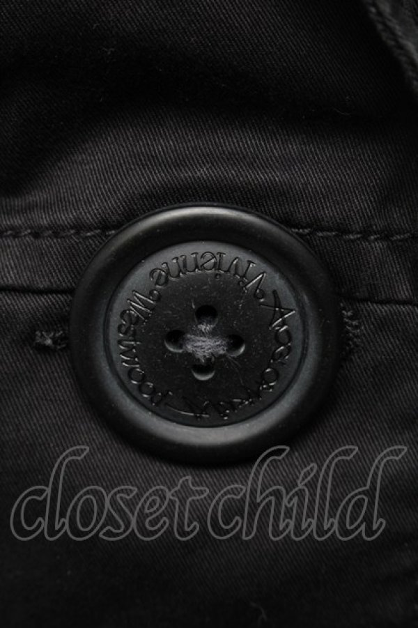 画像3: ANGLOMANIA 中古 / 綿ジャケット 38 黒  S-25-06-17-054-jc-AS-ZS (3)