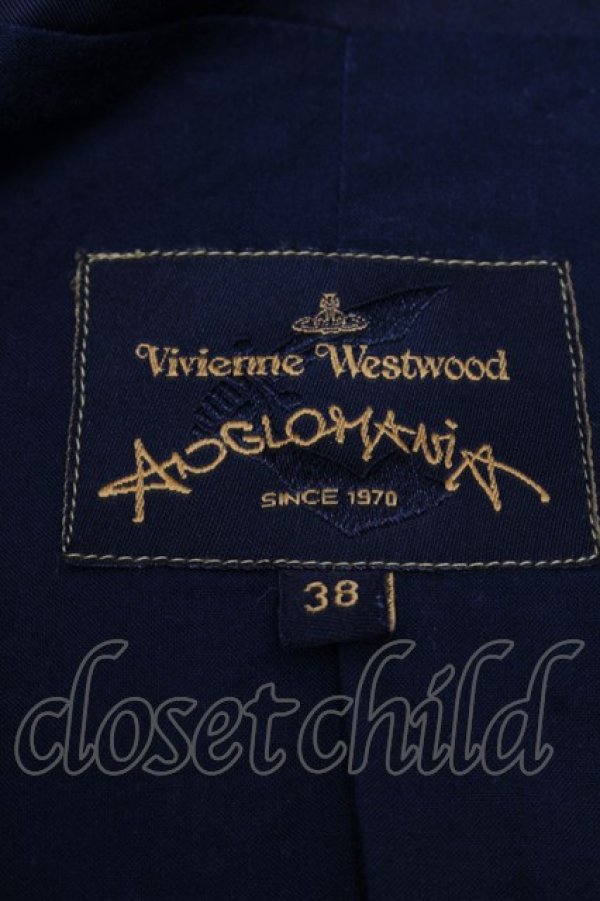 画像6: ANGLOMANIA 中古 / 綿ジャケット 38 黒  S-25-06-17-054-jc-AS-ZS (6)