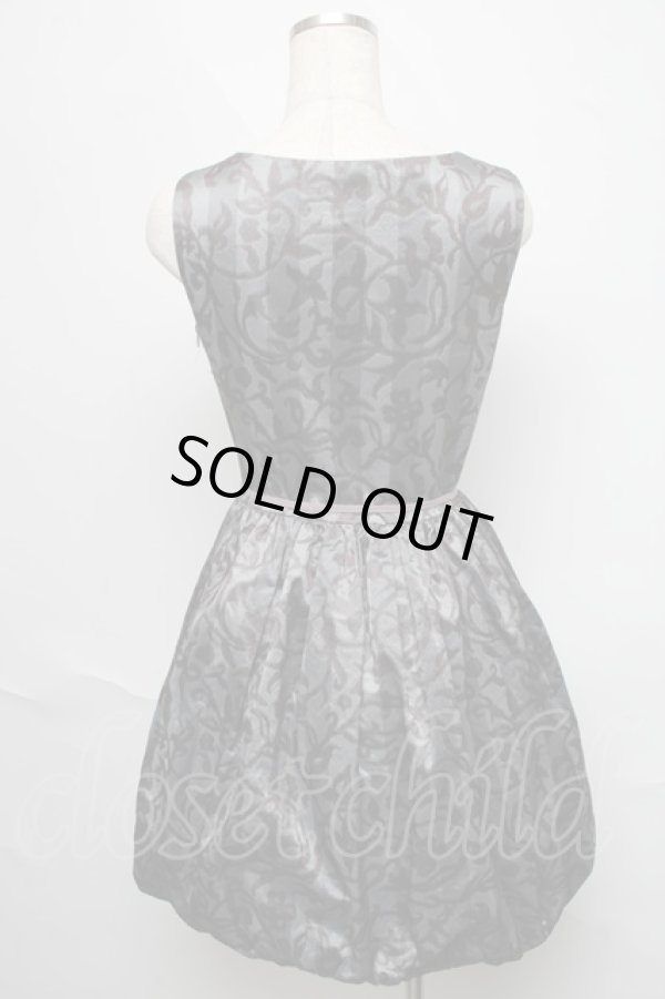 画像2: ヴィヴィアンウエストウッド 中古 / 総柄ドレス 2 グレーｘブラウン  S-25-06-17-055-op-AS-ZS (2)