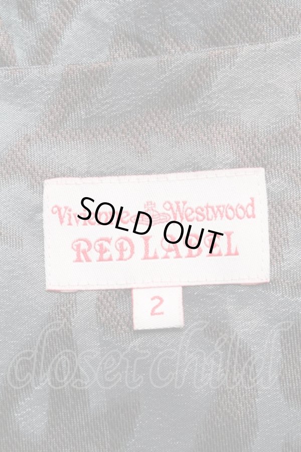 画像3: ヴィヴィアンウエストウッド 中古 / 総柄ドレス 2 グレーｘブラウン  S-25-06-17-055-op-AS-ZS (3)