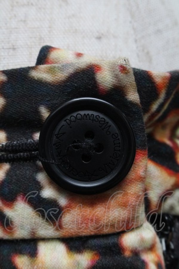 画像3: ヴィヴィアンウエストウッド 中古 / オリエンタルフラワースカート 46 黒  S-25-06-17-057-sk-YM-ZS (3)