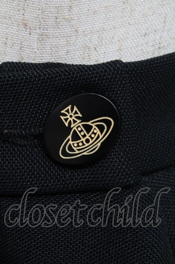 画像3: ヴィヴィアンウエストウッド 中古 / レーヨン変形スカート XS 黒  S-25-06-17-060-sk-AS-ZS (3)