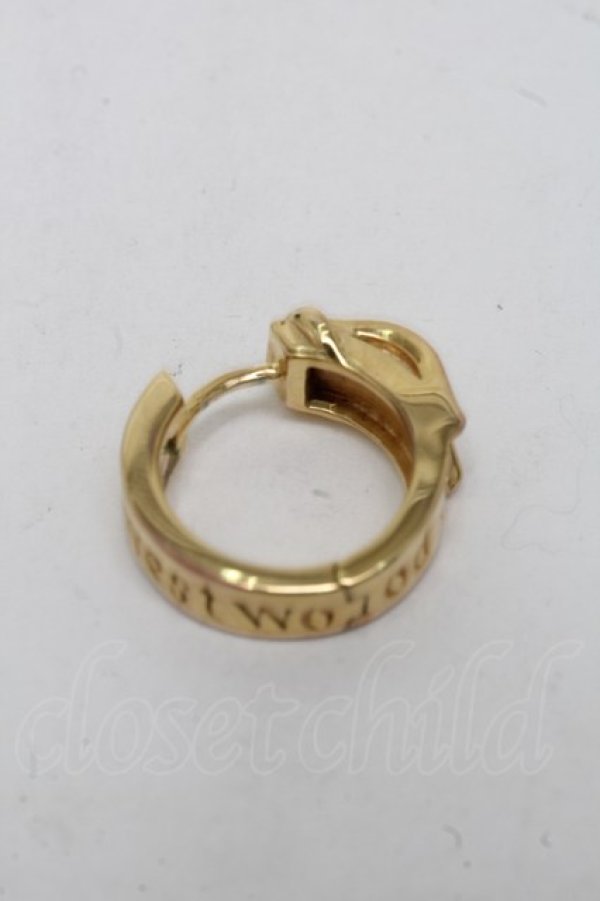 画像3: ヴィヴィアンウエストウッド MAN 中古 / ER/BOBBYシングルフープピアス  ゴールド  S-25-06-17-010-er-AS-ZS (3)