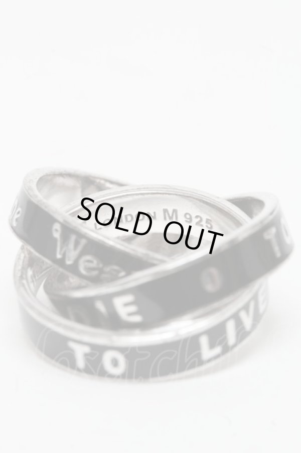 画像3: ヴィヴィアンウエストウッド 中古 / パーシーリング M 黒  S-25-06-17-015-ac-AS-ZS (3)