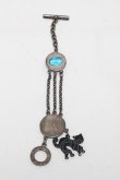 画像5: ヴィヴィアンウエストウッド 中古 / カボションブラックキャットブレスレット  シルバー  S-25-06-17-016-ac-AS-ZS (5)