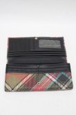 画像7: ヴィヴィアンウエストウッド 中古 / タータンチェック長財布   S-25-06-17-021-wa-HR-ZS (7)
