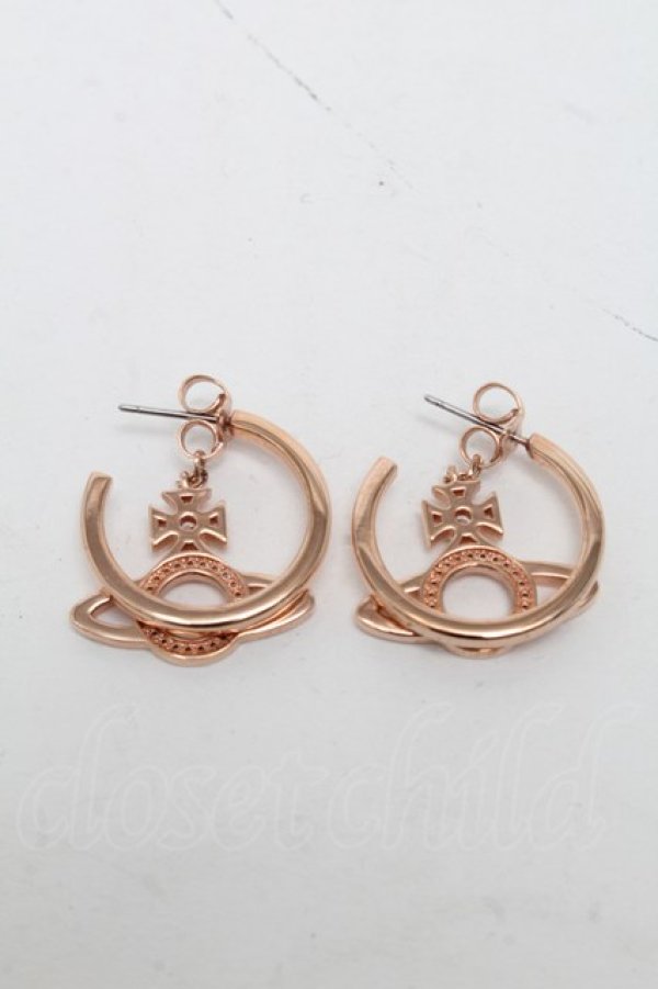 画像2: ヴィヴィアンウエストウッド 中古 / MIRANDAフープピアス  シルバー  S-25-06-17-003-er-AS-ZS (2)