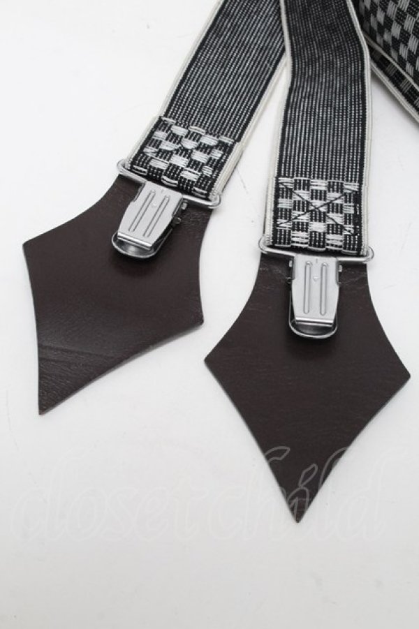 画像3: ヴィヴィアンウエストウッド MAN 中古 / サスペンダー  黒ｘグレー  S-25-06-17-022-gd-AS-ZS (3)