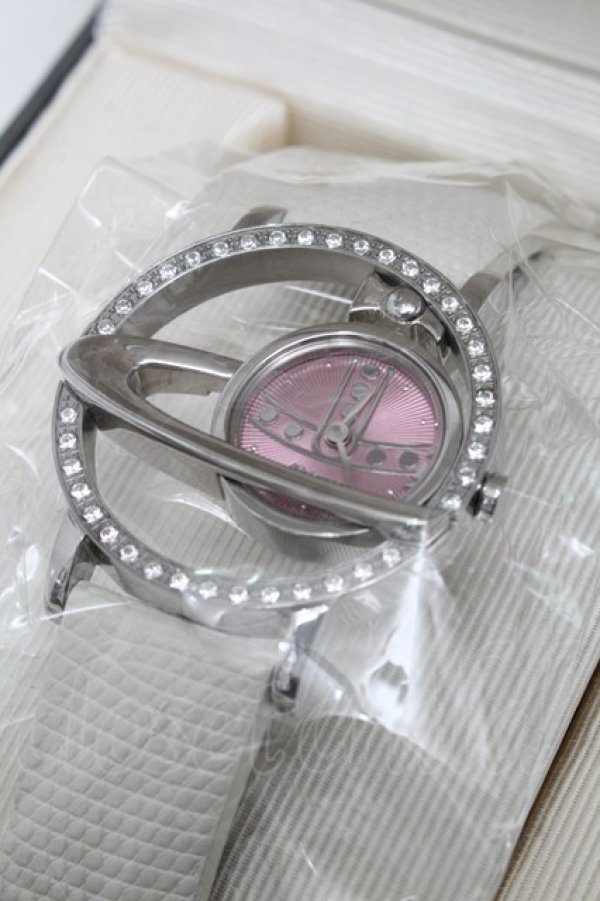 画像2: ヴィヴィアンウエストウッド 中古 / サークルオーブウォッチ(スワロver)  オフ  S-25-06-17-024-gd-UT-ZS (2)