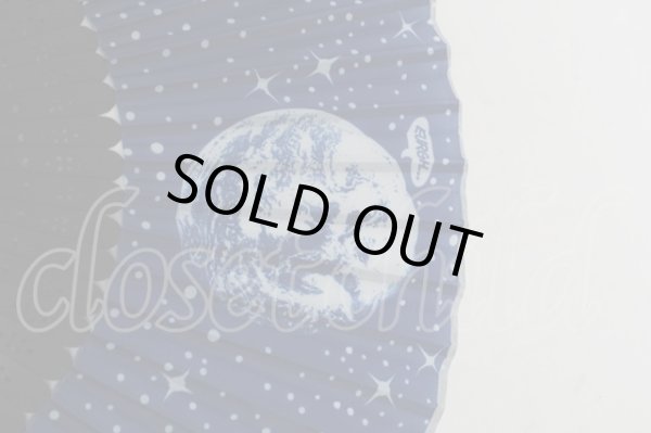 画像2: ヴィヴィアンウエストウッド 中古 / アースオブプリント扇子  青  S-25-07-27-003-gd-AS-ZS (2)