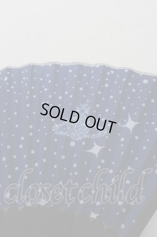 画像3: ヴィヴィアンウエストウッド 中古 / アースオブプリント扇子  青  S-25-07-27-003-gd-AS-ZS (3)