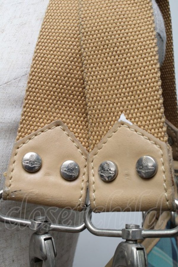 画像5: ヴィヴィアンウエストウッド 中古 / チェックトートバッグ   S-25-07-27-015-ba-AS-ZS (5)