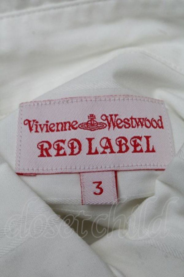 画像6: ヴィヴィアンウエストウッド 中古 / 丸襟ブラウス 3 白  S-25-07-27-021-bl-AS-ZS (6)
