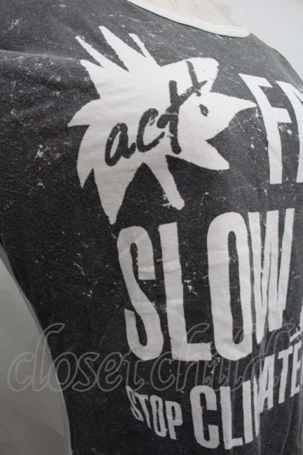 画像3: ヴィヴィアンウエストウッド MAN 中古 / オーブ刺繍英字ptTシャツ 46 白xグレー  S-25-07-27-024-to-HR-ZS (3)