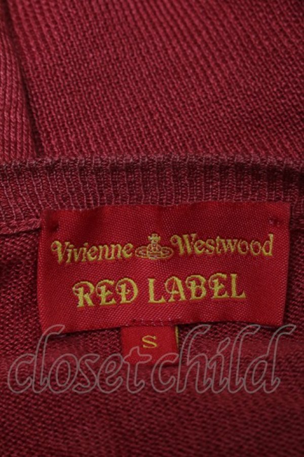 画像4: ヴィヴィアンウエストウッド 中古 / カラーオーブ刺繍カーディガン S オレンジ  S-25-07-27-031-to-AS-ZS (4)