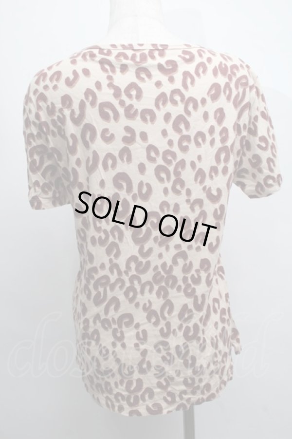 画像2: ヴィヴィアンウエストウッド MAN 中古 / レオパードTシャツ 44 ベージュ  S-25-07-27-033-pa-HR-ZS (2)