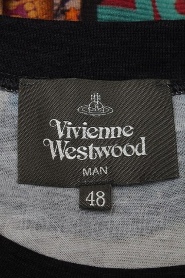 画像6: ヴィヴィアンウエストウッド MAN 中古 / MOODBOARD PRINT オーバーサイズシャツ 48  S-25-07-27-035-bl-AS-ZS (6)