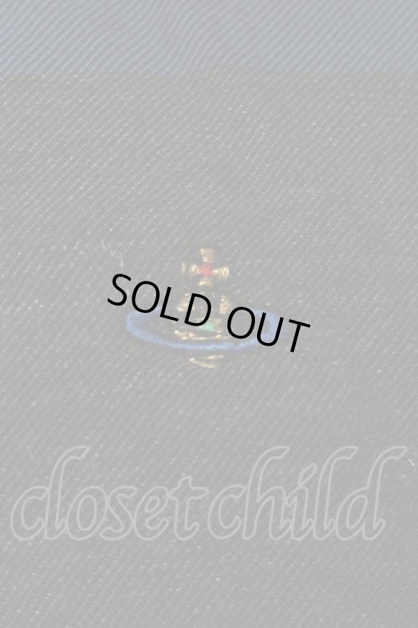 画像3: ヴィヴィアンウエストウッド 中古 / メトロポリタン高襟シャツ 8 ブルー  S-25-07-27-040-bl-AS-ZS (3)