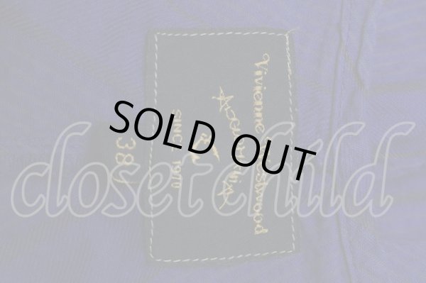 画像3: ANGLOMANIA 中古 / ストライプカシュクールシャツ  紫  S-25-07-27-041-bl-AS-ZS (3)