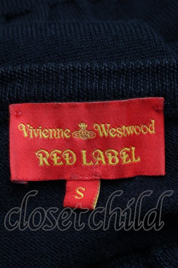 画像4: ヴィヴィアンウエストウッド 中古 / カラーオーブ刺繍カーディガン S 黒  S-25-07-27-044-to-AS-ZS (4)