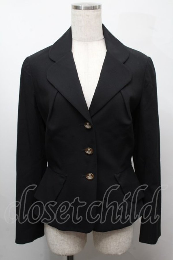 画像3: ヴィヴィアンウエストウッド 中古 / 3Bセットアップ 2 黒  S-25-07-27-046-op-AS-ZS (3)