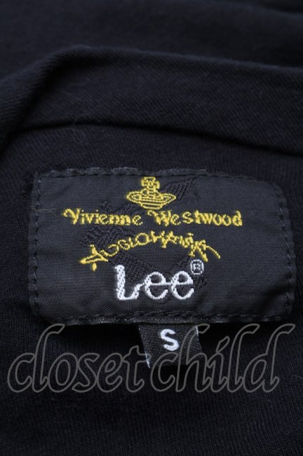 画像4: ヴィヴィアンウエストウッド Anglomania and Lee 中古 / ハート刺繍チューブトップ  黒  S-25-07-27-055-to-AS-ZS (4)
