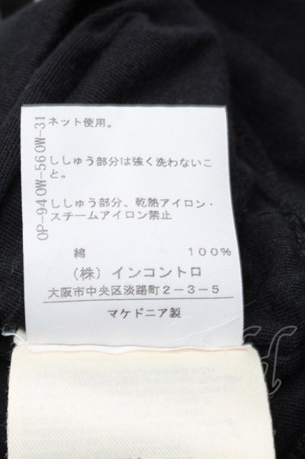 画像5: ヴィヴィアンウエストウッド Anglomania and Lee 中古 / ハート刺繍チューブトップ  黒  S-25-07-27-055-to-AS-ZS (5)