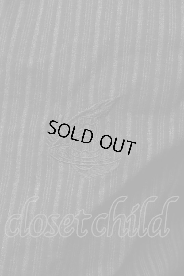 画像3: ヴィヴィアンウエストウッド 中古 //開襟ワンピース 01 黒  S-25-07-27-056-op-AS-ZS (3)