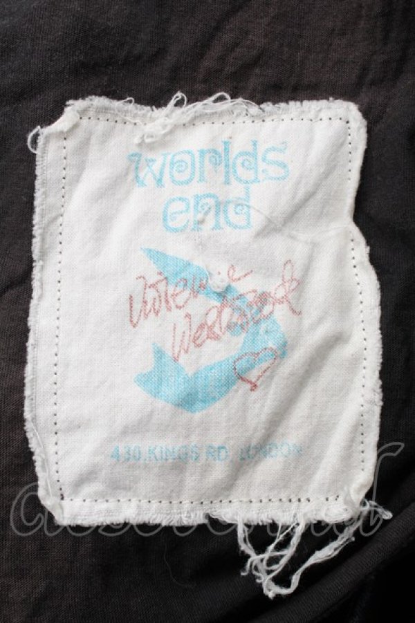 画像3: ヴィヴィアンウエストウッド 中古 / CLIMATE REVOLUTION変形シャツ  黒  S-25-07-27-057-ts-AS-ZS (3)