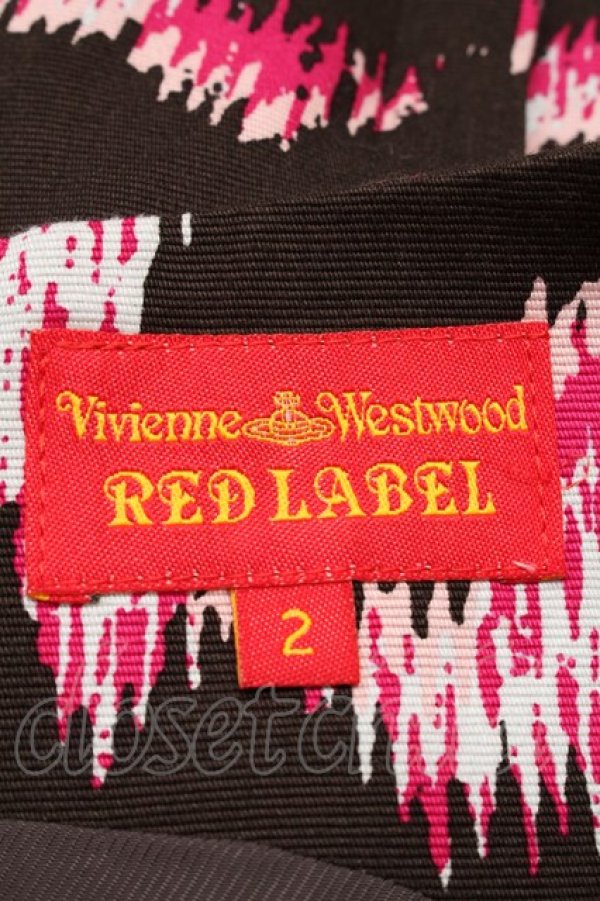 画像3: ヴィヴィアンウエストウッド 中古 / レオパード柄ワンピース 2 ピンク  S-25-07-27-059-op-AS-ZH (3)