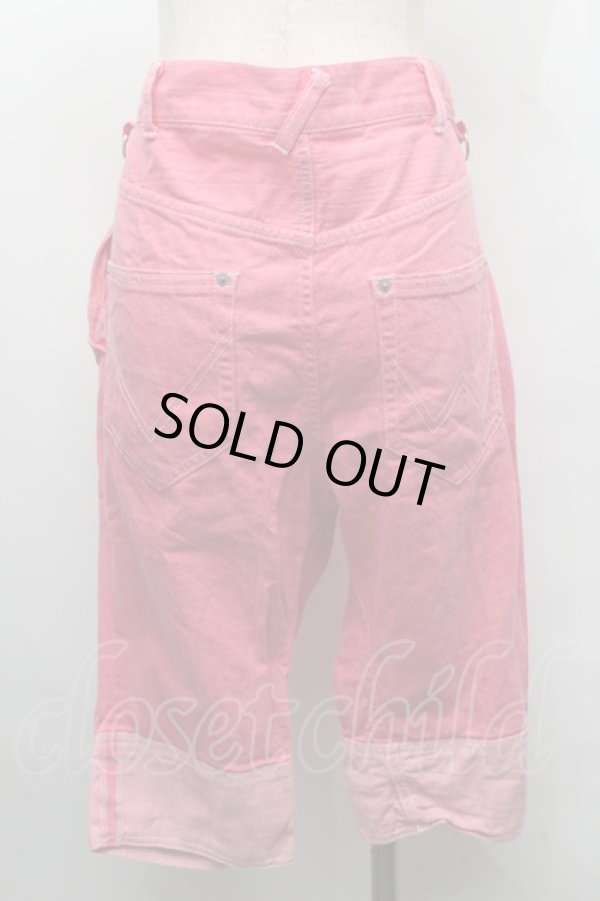 画像2: ヴィヴィアンウエストウッド MAN 中古 / /ハーフデニムパンツ 46 ピンク  S-25-07-27-069-pa-AS-ZH (2)