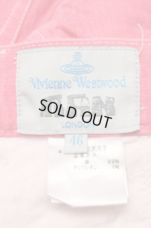 画像3: ヴィヴィアンウエストウッド MAN 中古 / /ハーフデニムパンツ 46 ピンク  S-25-07-27-069-pa-AS-ZH (3)