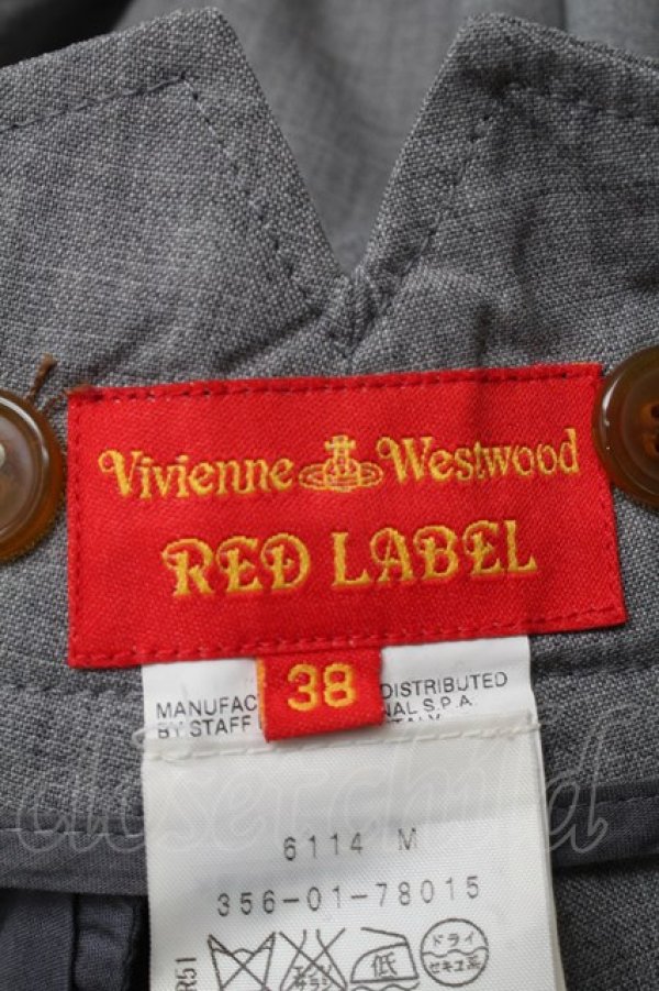 画像3: ヴィヴィアンウエストウッド 中古 / スラックス 38 グレー  S-25-07-27-071-pa-AS-ZS (3)