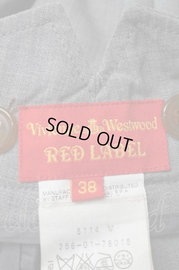 画像3: ヴィヴィアンウエストウッド 中古 / スラックス 38 グレー  S-25-07-27-071-pa-AS-ZS (3)