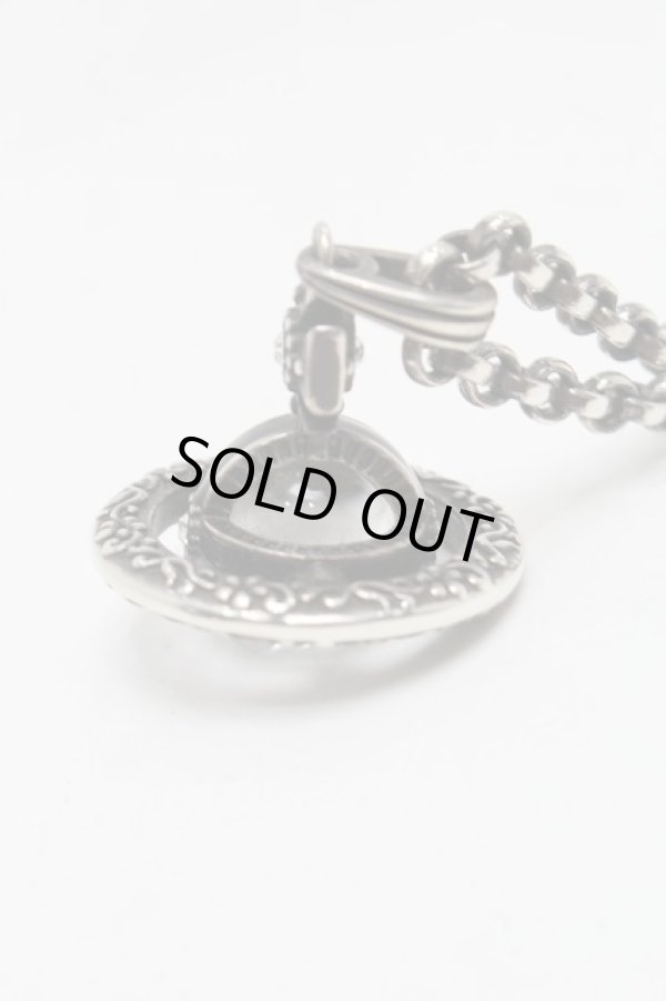 画像2: ヴィヴィアンウエストウッド 中古 / オーナメンタルオーブネックレス  シルバー  S-25-07-27-011-ac-AS-ZS (2)