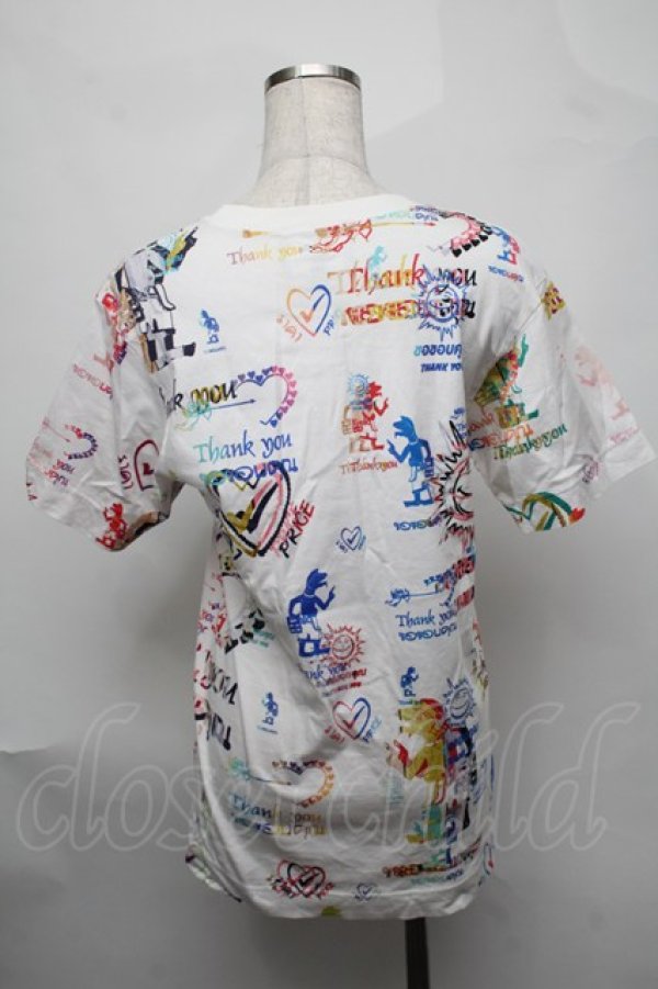 画像2: ヴィヴィアンウエストウッド MAN 中古 / THANK YOU リラックスTシャツ 42 白  S-25-08-10-023-ts-AS-ZH (2)