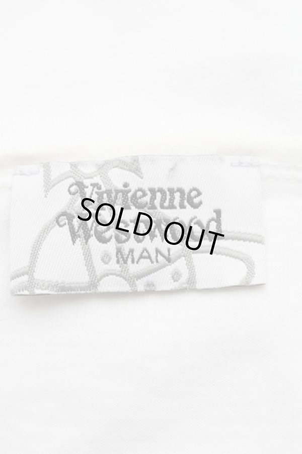画像4: ヴィヴィアンウエストウッド MAN 中古 / TS/ブーシェプリントTシャツ  白  S-25-08-10-024-ts-AS-ZH (4)