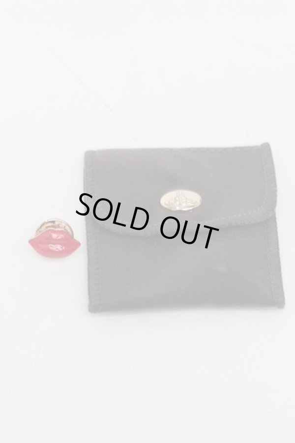 画像4: ヴィヴィアンウエストウッド 中古 / LIPブローチ  赤  S-25-08-10-004-ac-AS-ZS (4)