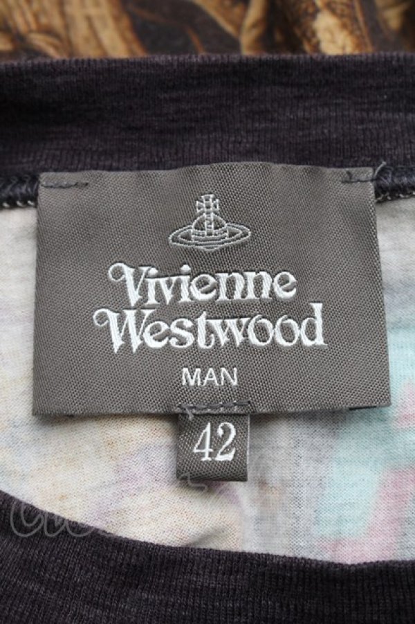 画像3: ヴィヴィアンウエストウッド MAN 中古 / MOODBOARDptTシャツ 42 マルチ  S-25-08-10-032-ts-AS-ZS (3)