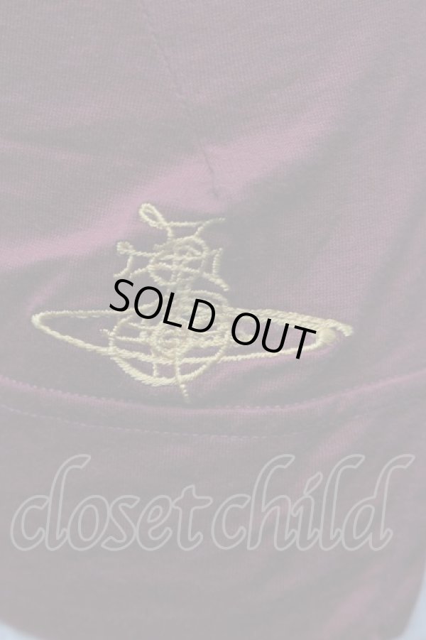 画像3: ヴィヴィアンウエストウッド 中古 / 変形カットポロシャツ M ワイン  S-25-08-10-034-to-AS-ZS (3)