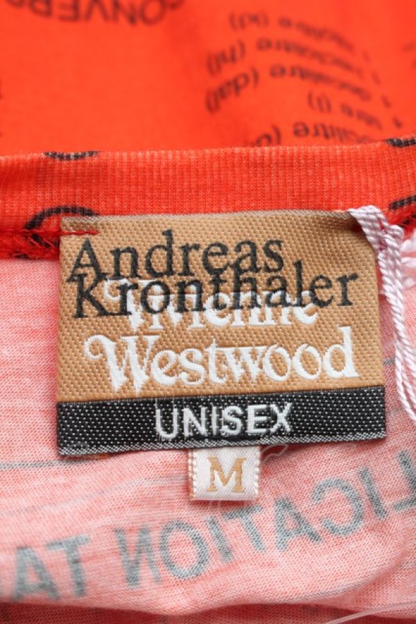 画像3: ヴィヴィアンウエストウッド 中古 / TS/ANDREAS UNISEXTシャツ M オレンジ  S-25-08-10-036-ts-AS-ZS (3)