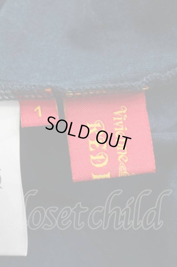 画像3: ヴィヴィアンウエストウッド 中古 / サティアフレームTシャツ 2 ブルー  S-25-08-10-038-to-AS-ZS (3)