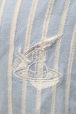 画像3: ANGLOMANIA 中古 //ストライプ変形ロングシャツ S サックス  S-25-08-10-040-bl-AS-ZS (3)