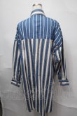 画像2: ヴィヴィアンウエストウッド MAN 中古 / ストライプロングシャツ  青ｘオフ  S-25-08-10-042-bl-AS-ZS (2)