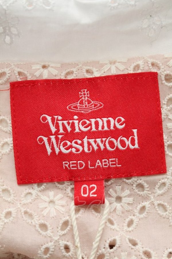 画像4: ヴィヴィアンウエストウッド 中古 / エンブロイダリーレースドレス  ピンク  S-25-08-10-043-op-AS-ZS (4)