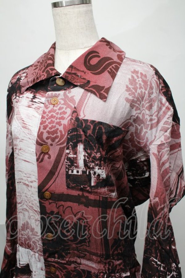 画像3: ヴィヴィアンウエストウッド 中古 / London bridgeオールインワン M ワイン  S-25-08-10-048-op-AS-ZS (3)