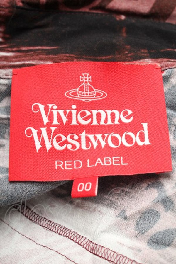 画像4: ヴィヴィアンウエストウッド 中古 / London bridgeオールインワン M ワイン  S-25-08-10-048-op-AS-ZS (4)