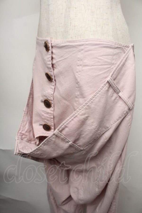 画像4: ヴィヴィアンウエストウッド 中古 / カンガルーパンツ 2 ピンク  S-25-08-10-052-pa-AS-ZS (4)